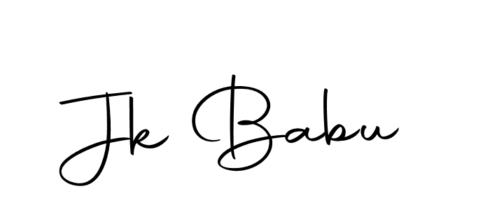 Jk Babu stylish signature style. Best Handwritten Sign (Autography-DOLnW) for my name. Handwritten Signature Collection Ideas for my name Jk Babu. Jk Babu signature style 10 images and pictures png
