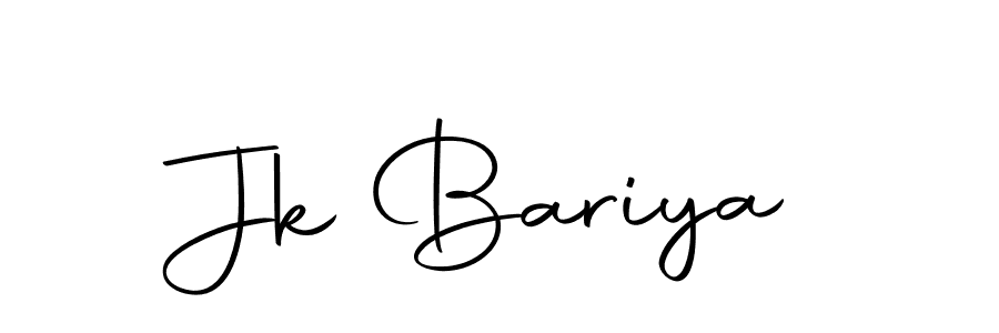 Design your own signature with our free online signature maker. With this signature software, you can create a handwritten (Autography-DOLnW) signature for name Jk Bariya. Jk Bariya signature style 10 images and pictures png