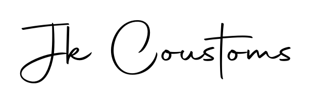 Looking for an artistic signature for Jk Coustoms? The Autography-DOLnW calligraphy style gives a sophisticated flow suitable for business cards and emails. Jk Coustoms signature style 10 images and pictures png