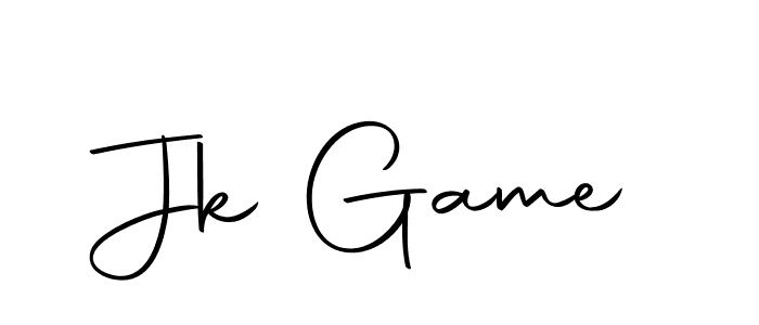 You should practise on your own different ways (Autography-DOLnW) to write your name (Jk Game) in signature. don't let someone else do it for you. Jk Game signature style 10 images and pictures png