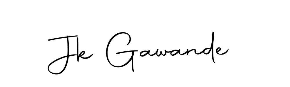 Make a short Jk Gawande signature style. Manage your documents anywhere anytime using Autography-DOLnW. Create and add eSignatures, submit forms, share and send files easily. Jk Gawande signature style 10 images and pictures png