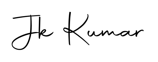 Discover how Jk Kumar looks in an executive cursive font (Autography-DOLnW). Perfect for legal documents, invoices, and certificates. Jk Kumar signature style 10 images and pictures png
