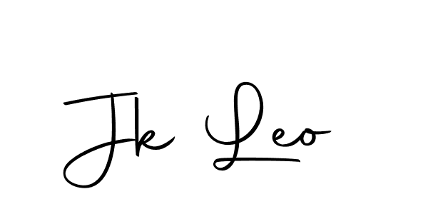 The best way (Autography-DOLnW) to make a short signature is to pick only two or three words in your name. The name Jk Leo include a total of six letters. For converting this name. Jk Leo signature style 10 images and pictures png