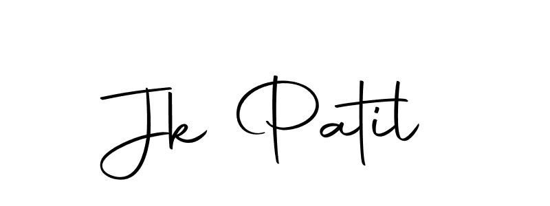 Create a beautiful signature design for name Jk Patil. With this signature (Autography-DOLnW) fonts, you can make a handwritten signature for free. Jk Patil signature style 10 images and pictures png
