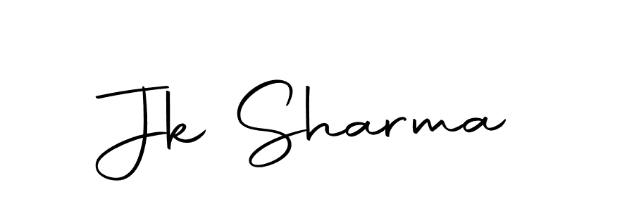 How to make Jk Sharma name signature. Use Autography-DOLnW style for creating short signs online. This is the latest handwritten sign. Jk Sharma signature style 10 images and pictures png