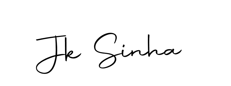 Design your own signature with our free online signature maker. With this signature software, you can create a handwritten (Autography-DOLnW) signature for name Jk Sinha. Jk Sinha signature style 10 images and pictures png