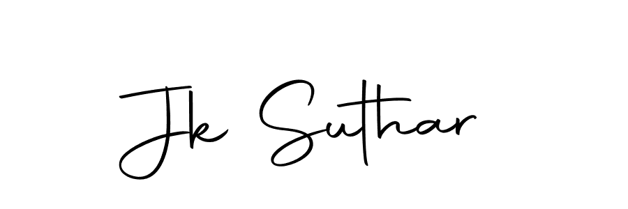 if you are searching for the best signature style for your name Jk Suthar. so please give up your signature search. here we have designed multiple signature styles  using Autography-DOLnW. Jk Suthar signature style 10 images and pictures png