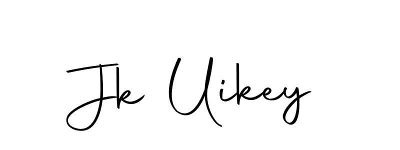 Jk Uikey stylish signature style. Best Handwritten Sign (Autography-DOLnW) for my name. Handwritten Signature Collection Ideas for my name Jk Uikey. Jk Uikey signature style 10 images and pictures png