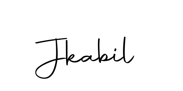 Create a beautiful signature design for name Jkabil. With this signature (Autography-DOLnW) fonts, you can make a handwritten signature for free. Jkabil signature style 10 images and pictures png