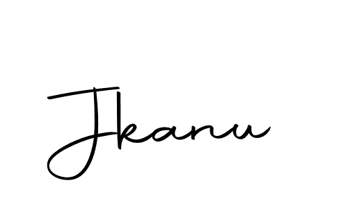 Design your own signature with our free online signature maker. With this signature software, you can create a handwritten (Autography-DOLnW) signature for name Jkanu. Jkanu signature style 10 images and pictures png