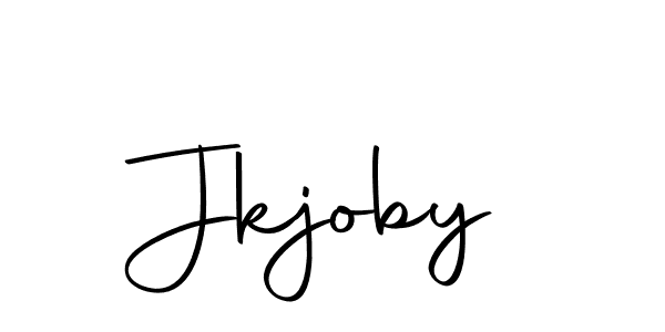 Also we have Jkjoby name is the best signature style. Create professional handwritten signature collection using Autography-DOLnW autograph style. Jkjoby signature style 10 images and pictures png