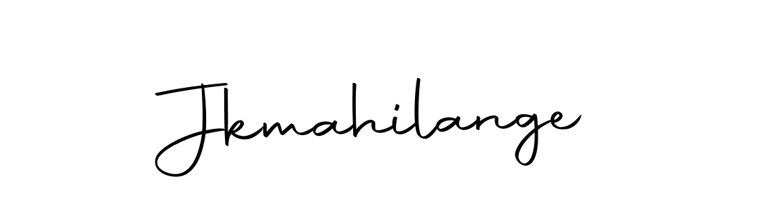 Make a beautiful signature design for name Jkmahilange. With this signature (Autography-DOLnW) style, you can create a handwritten signature for free. Jkmahilange signature style 10 images and pictures png
