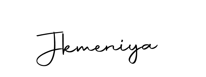 Make a beautiful signature design for name Jkmeniya. With this signature (Autography-DOLnW) style, you can create a handwritten signature for free. Jkmeniya signature style 10 images and pictures png