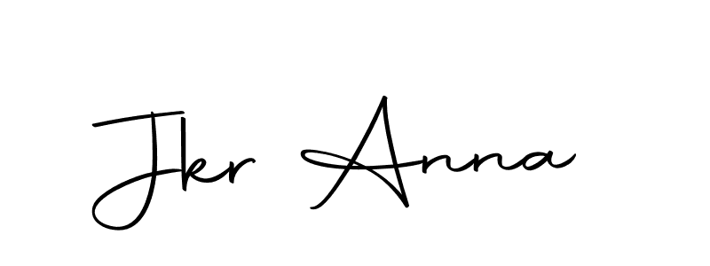 Create a beautiful signature design for name Jkr Anna. With this signature (Autography-DOLnW) fonts, you can make a handwritten signature for free. Jkr Anna signature style 10 images and pictures png