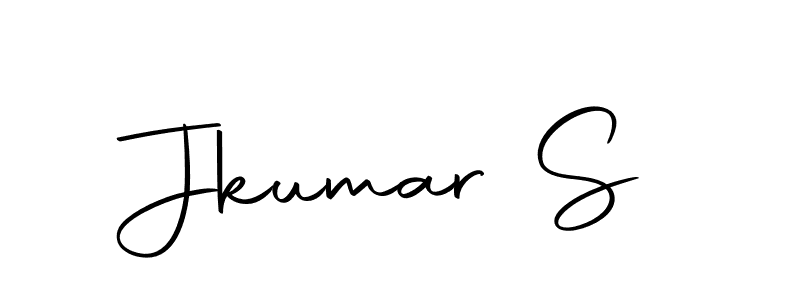 You should practise on your own different ways (Autography-DOLnW) to write your name (Jkumar S) in signature. don't let someone else do it for you. Jkumar S signature style 10 images and pictures png