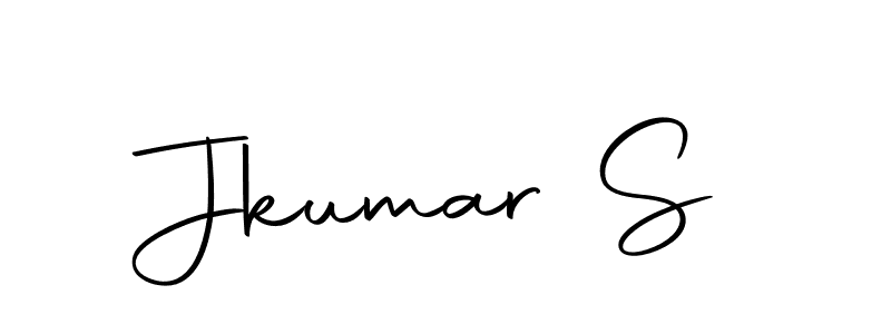 You should practise on your own different ways (Autography-DOLnW) to write your name (Jkumar S) in signature. don't let someone else do it for you. Jkumar S signature style 10 images and pictures png