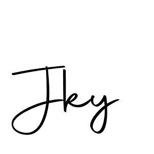 Jky stylish signature style. Best Handwritten Sign (Autography-DOLnW) for my name. Handwritten Signature Collection Ideas for my name Jky. Jky signature style 10 images and pictures png