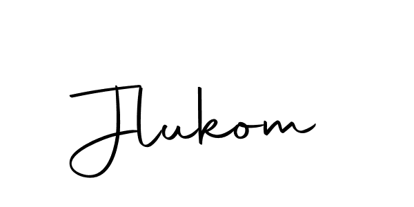 Create a beautiful signature design for name Jlukom. With this signature (Autography-DOLnW) fonts, you can make a handwritten signature for free. Jlukom signature style 10 images and pictures png