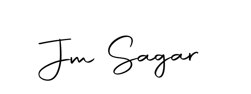 Similarly Autography-DOLnW is the best handwritten signature design. Signature creator online .You can use it as an online autograph creator for name Jm Sagar. Jm Sagar signature style 10 images and pictures png