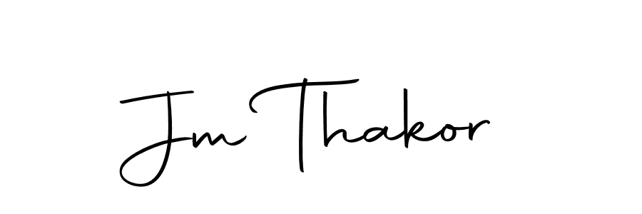 Jm Thakor stylish signature style. Best Handwritten Sign (Autography-DOLnW) for my name. Handwritten Signature Collection Ideas for my name Jm Thakor. Jm Thakor signature style 10 images and pictures png