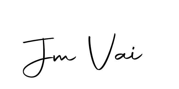 Design your own signature with our free online signature maker. With this signature software, you can create a handwritten (Autography-DOLnW) signature for name Jm Vai. Jm Vai signature style 10 images and pictures png