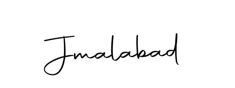 Create a beautiful signature design for name Jmalabad. With this signature (Autography-DOLnW) fonts, you can make a handwritten signature for free. Jmalabad signature style 10 images and pictures png