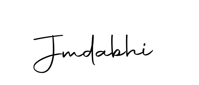 How to make Jmdabhi name signature. Use Autography-DOLnW style for creating short signs online. This is the latest handwritten sign. Jmdabhi signature style 10 images and pictures png