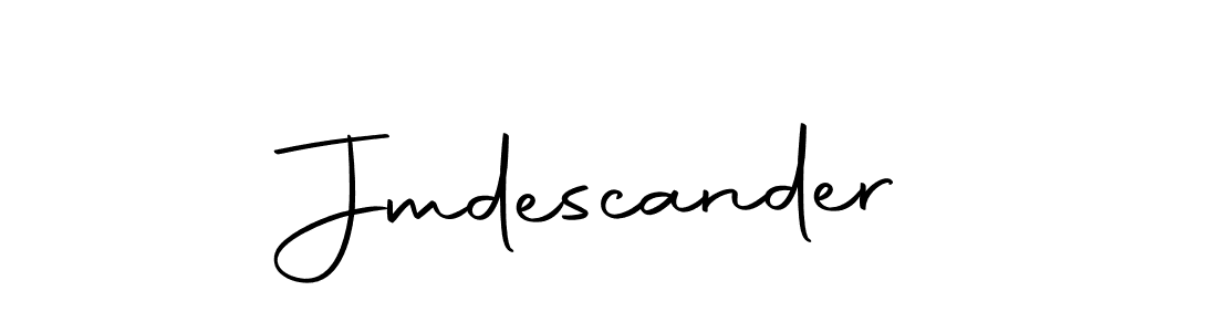 You should practise on your own different ways (Autography-DOLnW) to write your name (Jmdescander) in signature. don't let someone else do it for you. Jmdescander signature style 10 images and pictures png