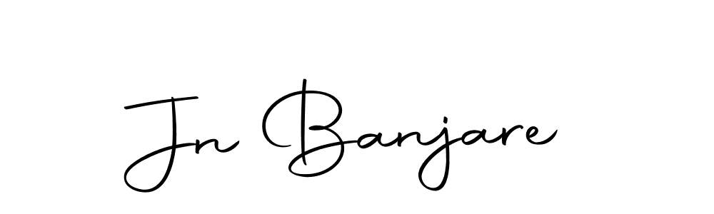 You should practise on your own different ways (Autography-DOLnW) to write your name (Jn Banjare) in signature. don't let someone else do it for you. Jn Banjare signature style 10 images and pictures png