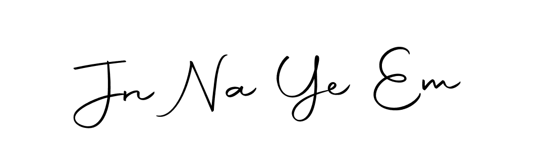 Create a beautiful signature design for name Jn Na Ye Em. With this signature (Autography-DOLnW) fonts, you can make a handwritten signature for free. Jn Na Ye Em signature style 10 images and pictures png