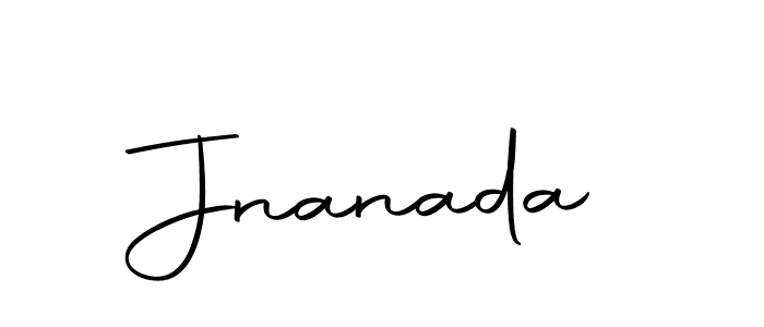 Use a signature maker to create a handwritten signature online. With this signature software, you can design (Autography-DOLnW) your own signature for name Jnanada. Jnanada signature style 10 images and pictures png