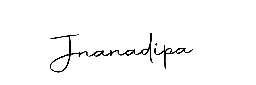 Design your own signature with our free online signature maker. With this signature software, you can create a handwritten (Autography-DOLnW) signature for name Jnanadipa. Jnanadipa signature style 10 images and pictures png