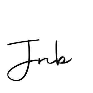Use a signature maker to create a handwritten signature online. With this signature software, you can design (Autography-DOLnW) your own signature for name Jnb. Jnb signature style 10 images and pictures png