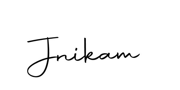 Jnikam stylish signature style. Best Handwritten Sign (Autography-DOLnW) for my name. Handwritten Signature Collection Ideas for my name Jnikam. Jnikam signature style 10 images and pictures png