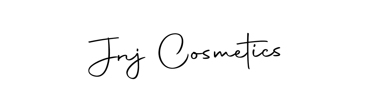 Create a beautiful signature design for name Jnj Cosmetics. With this signature (Autography-DOLnW) fonts, you can make a handwritten signature for free. Jnj Cosmetics signature style 10 images and pictures png
