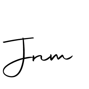 How to make Jnm name signature. Use Autography-DOLnW style for creating short signs online. This is the latest handwritten sign. Jnm signature style 10 images and pictures png