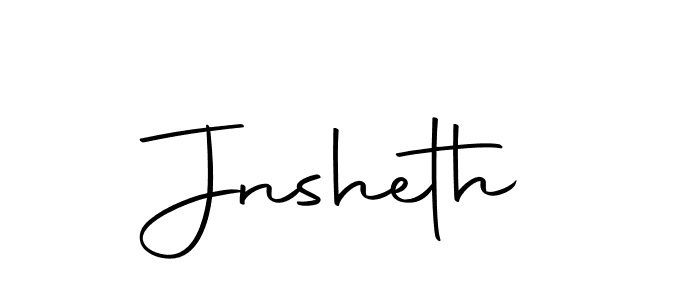 Use a signature maker to create a handwritten signature online. With this signature software, you can design (Autography-DOLnW) your own signature for name Jnsheth. Jnsheth signature style 10 images and pictures png