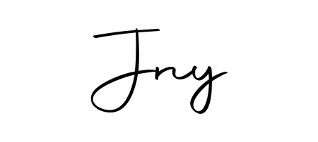 A stylish, flowing autograph style designed for name Jny using Autography-DOLnW typography. Perfect for digital creative projects. Jny signature style 10 images and pictures png