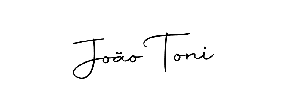 The best way (Autography-DOLnW) to make a short signature is to pick only two or three words in your name. The name João Toni include a total of six letters. For converting this name. João Toni signature style 10 images and pictures png