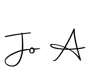 Create a beautiful signature design for name Jo A. With this signature (Autography-DOLnW) fonts, you can make a handwritten signature for free. Jo A signature style 10 images and pictures png