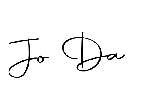 Create a beautiful signature design for name Jo Da. With this signature (Autography-DOLnW) fonts, you can make a handwritten signature for free. Jo Da signature style 10 images and pictures png