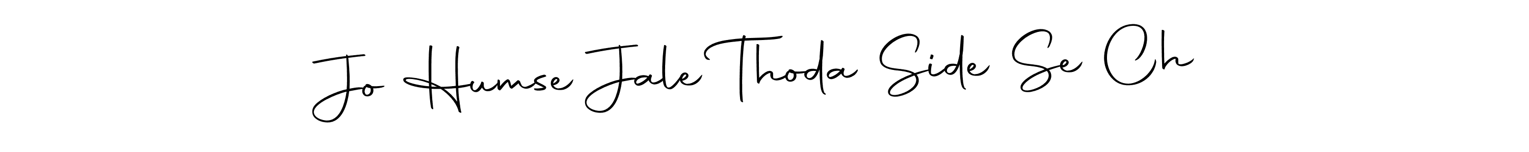 Jo Humse Jale Thoda Side Se Ch stylish signature style. Best Handwritten Sign (Autography-DOLnW) for my name. Handwritten Signature Collection Ideas for my name Jo Humse Jale Thoda Side Se Ch. Jo Humse Jale Thoda Side Se Ch signature style 10 images and pictures png