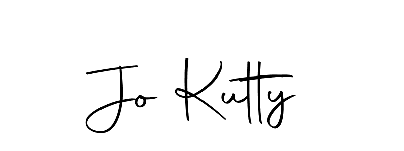 Design your own signature with our free online signature maker. With this signature software, you can create a handwritten (Autography-DOLnW) signature for name Jo Kutty. Jo Kutty signature style 10 images and pictures png