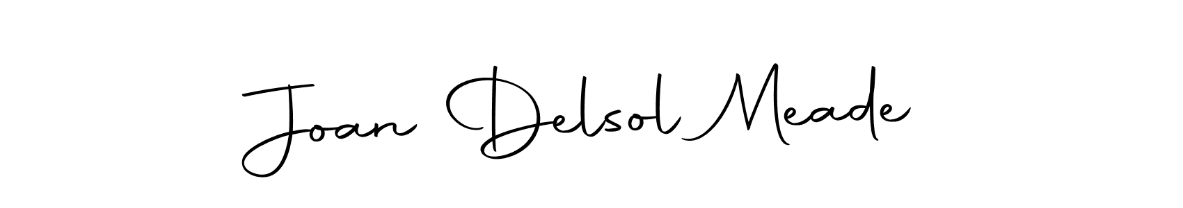 Check out images of Autograph of Joan Delsol Meade name. Actor Joan Delsol Meade Signature Style. Autography-DOLnW is a professional sign style online. Joan Delsol Meade signature style 10 images and pictures png