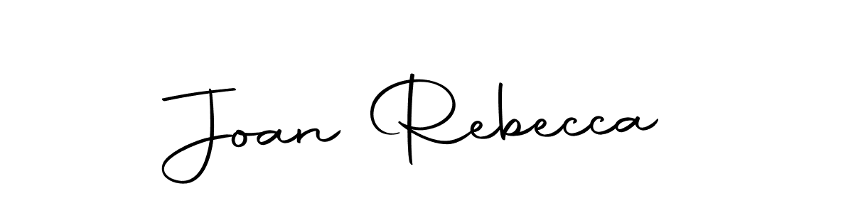 Design your own signature with our free online signature maker. With this signature software, you can create a handwritten (Autography-DOLnW) signature for name Joan Rebecca. Joan Rebecca signature style 10 images and pictures png