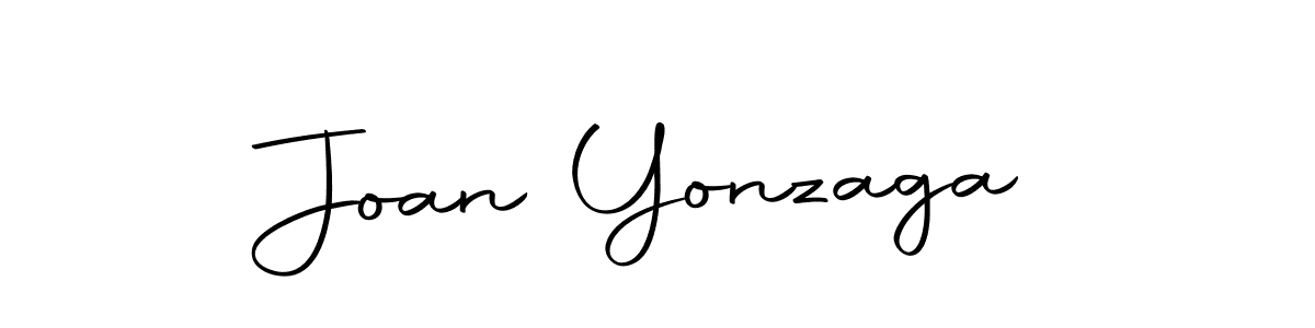 Use a signature maker to create a handwritten signature online. With this signature software, you can design (Autography-DOLnW) your own signature for name Joan Yonzaga. Joan Yonzaga signature style 10 images and pictures png