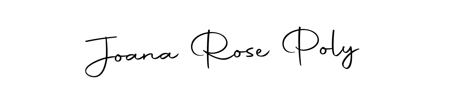 Make a beautiful signature design for name Joana Rose Poly. With this signature (Autography-DOLnW) style, you can create a handwritten signature for free. Joana Rose Poly signature style 10 images and pictures png