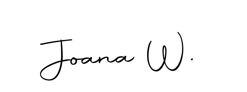 Autography-DOLnW is a professional signature style that is perfect for those who want to add a touch of class to their signature. It is also a great choice for those who want to make their signature more unique. Get Joana W. name to fancy signature for free. Joana W. signature style 10 images and pictures png