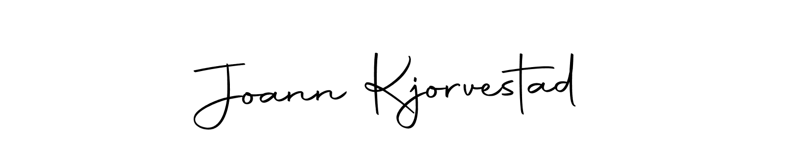 Make a short Joann Kjorvestad signature style. Manage your documents anywhere anytime using Autography-DOLnW. Create and add eSignatures, submit forms, share and send files easily. Joann Kjorvestad signature style 10 images and pictures png