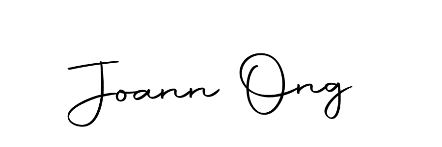 How to make Joann Ong name signature. Use Autography-DOLnW style for creating short signs online. This is the latest handwritten sign. Joann Ong signature style 10 images and pictures png